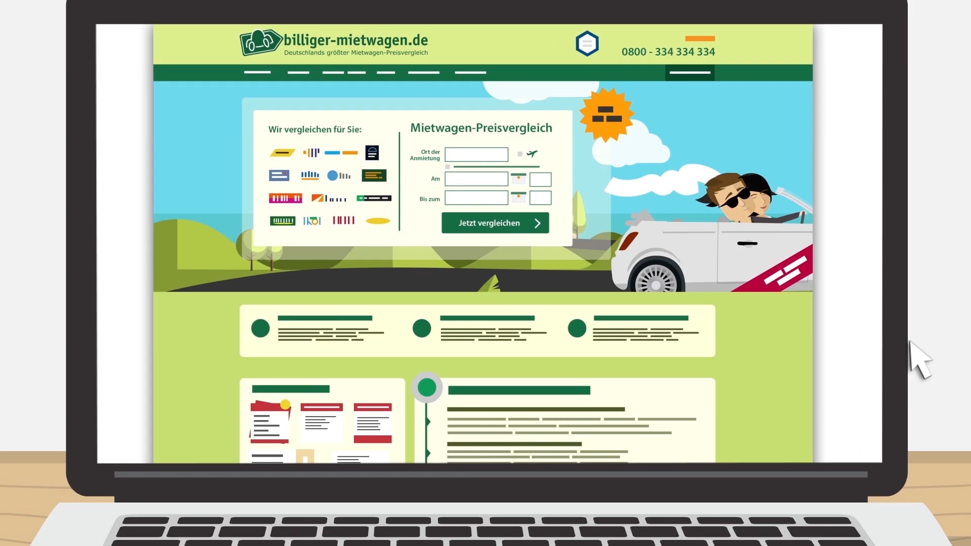 Erklärvideo für billiger-mietwagen.de