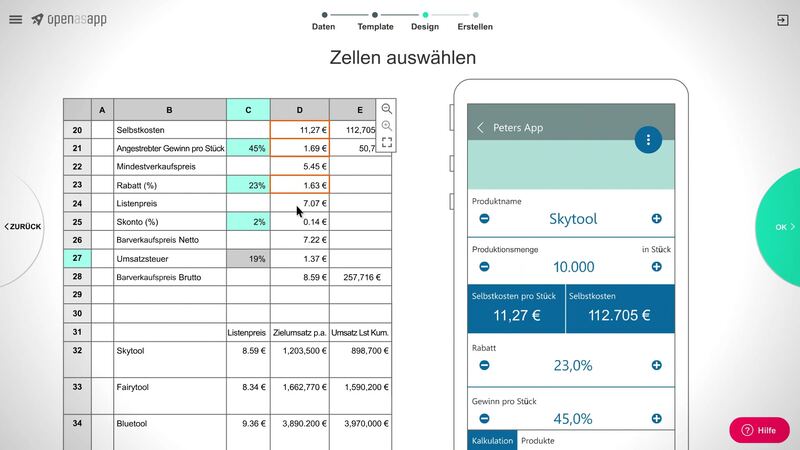 Erklärvideo für Open as App