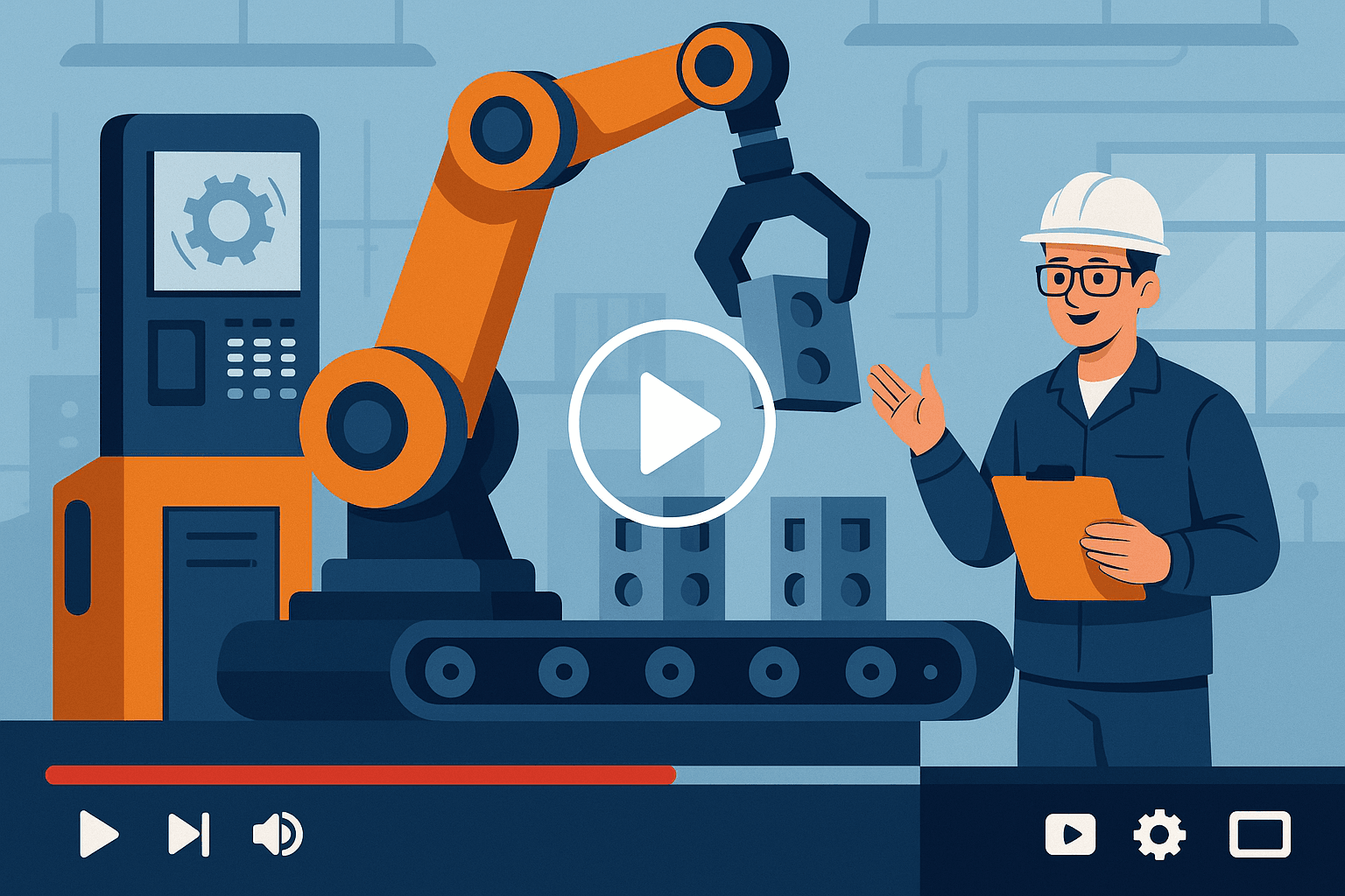 Industrieerklärvideo für Maschinenbauunternehmen: Komplexe Technik verständlich visualisieren
