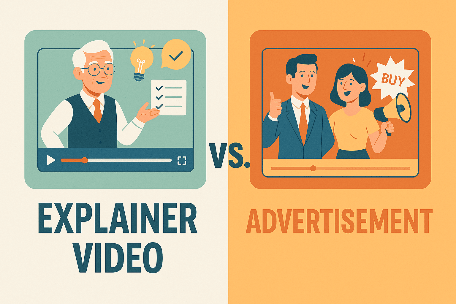Unterschied zwischen Erklärfilm und Werbefilm – Welches Format passt zu Ihrem Ziel?