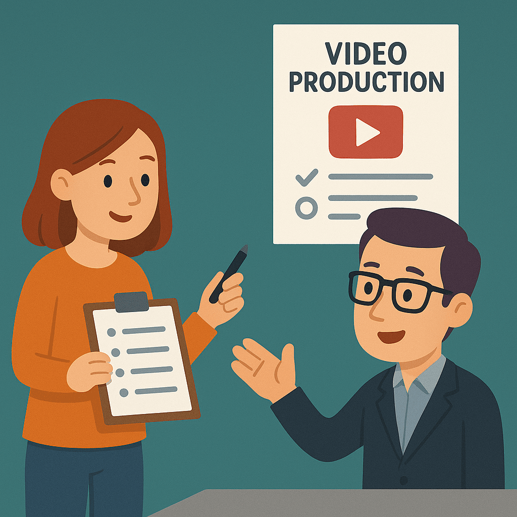 Briefing für die Videoproduktion erstellen: Vom ersten Gedanken zur glasklaren Blaupause