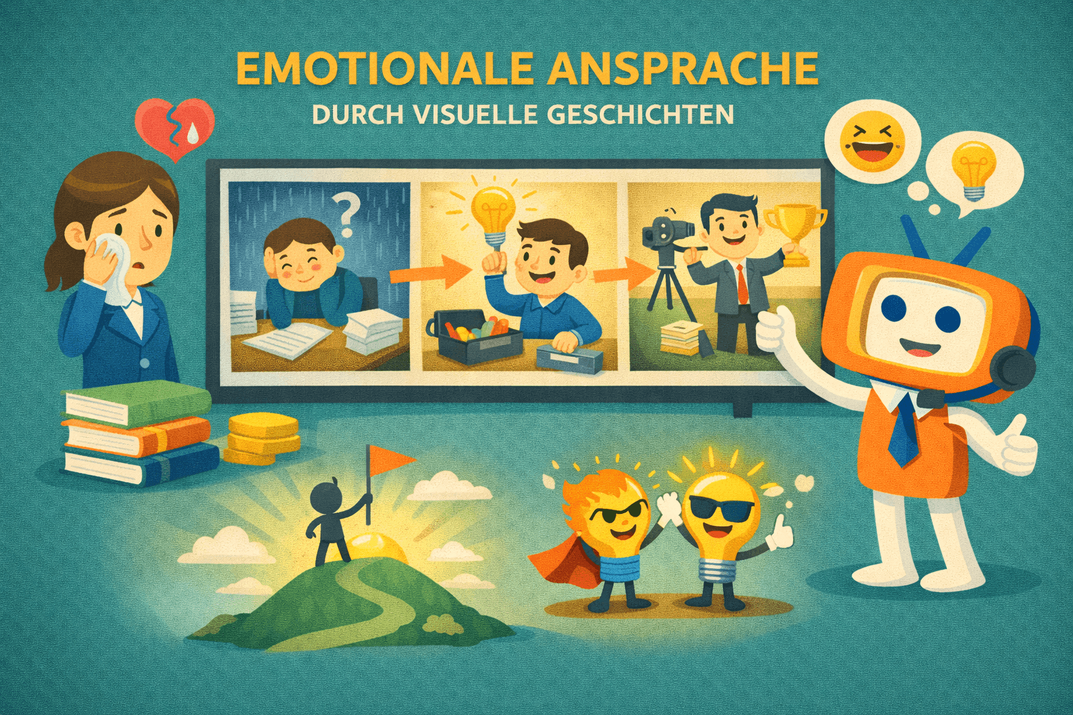 Emotionale Ansprache durch visuelle Geschichten: Wie Videos Gefühle aktivieren