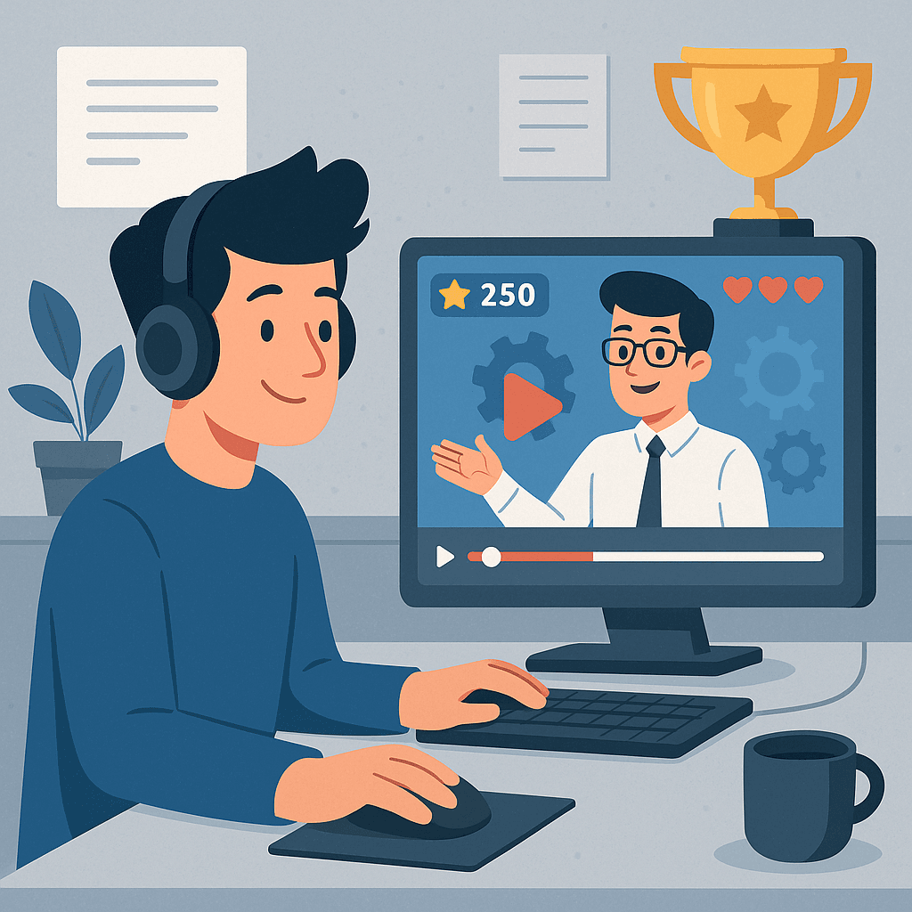 Gamifizierte Erklärvideos für Mitarbeiterschulungen: Der spielerische Weg zu effektivem Lernen