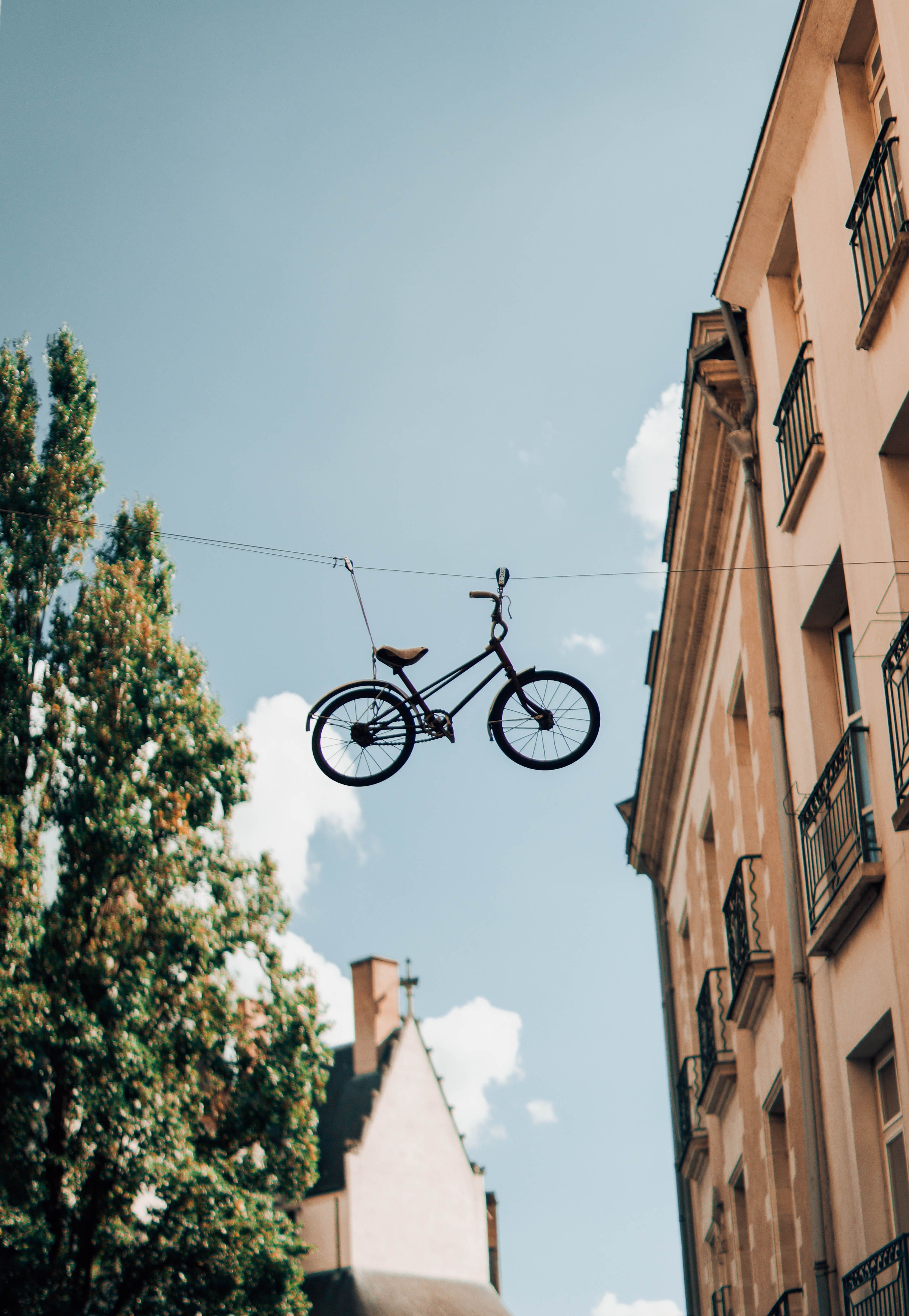 Fahrrad statt Anzug: Auf der Echtzeit